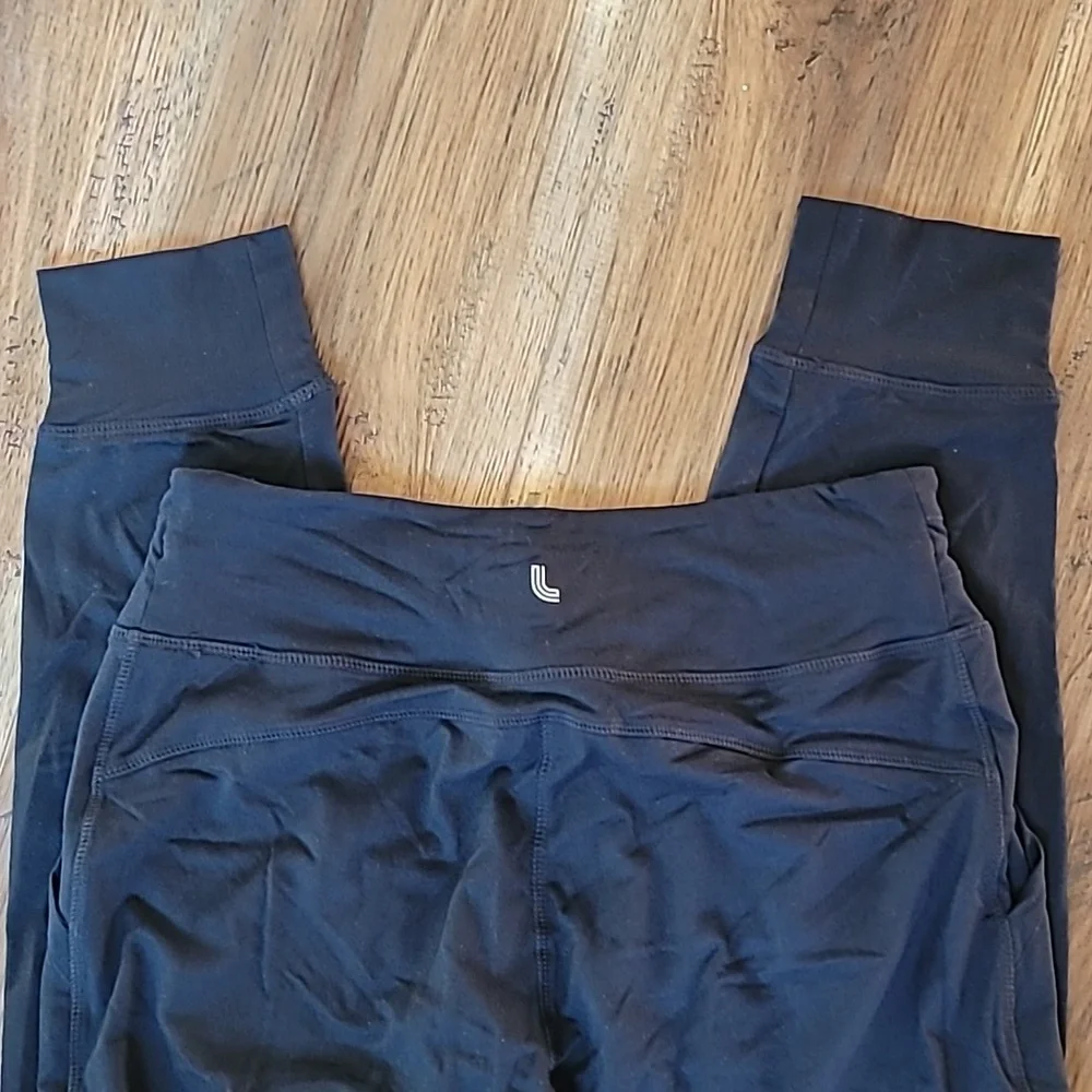 Lole Butter Lounge Pants, Size S, Black, Soft, Pockets, Cuffed Ankles - Picture 7 of 8